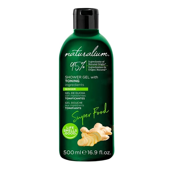 Gel de Ducha Ginger Naturalium Superfood (500ml): Efecto tonificante para tu cuerpo